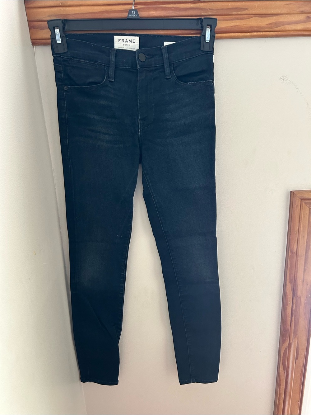 Frame Denim Black Women's Skinny Jeans
